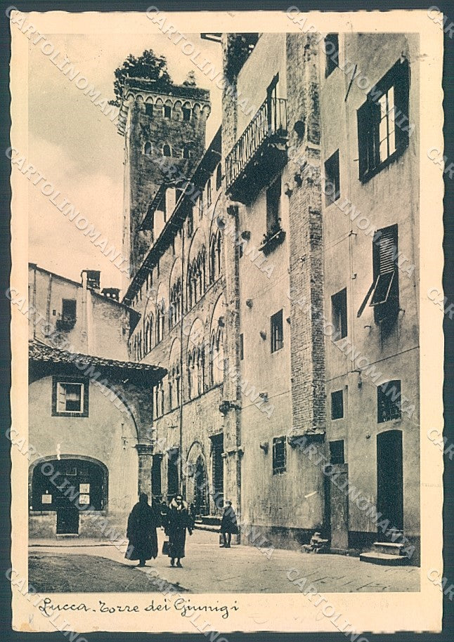 Lucca Città Torre Guinigi FG cartolina JK3102 – fronte