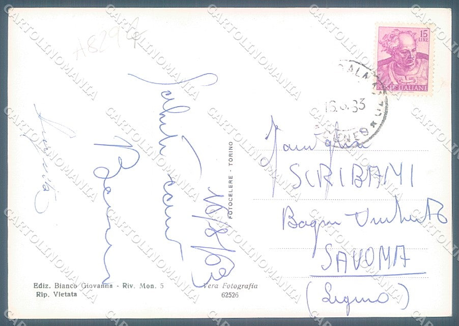 Cuneo Borgo San Dalmazzo Foto FG cartolina JK3114 – retro