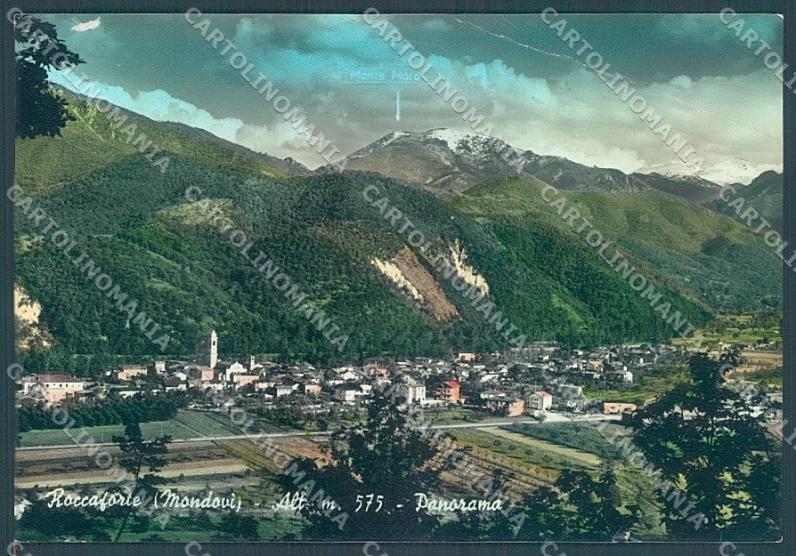 Cuneo Roccaforte Mondovì PIEGATA Foto FG cartolina JK3115 – fronte