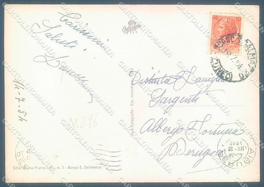 Cuneo Borgo San Dalmazzo Foto FG cartolina JK3116 – retro
