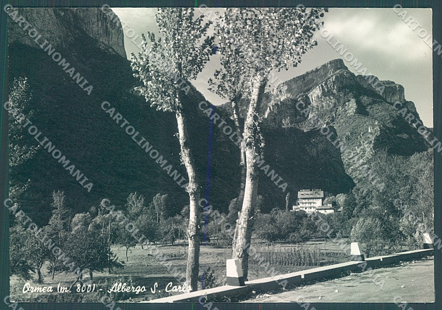 Cuneo Ormea Albergo San Carlo Foto FG cartolina JK3124 – fronte