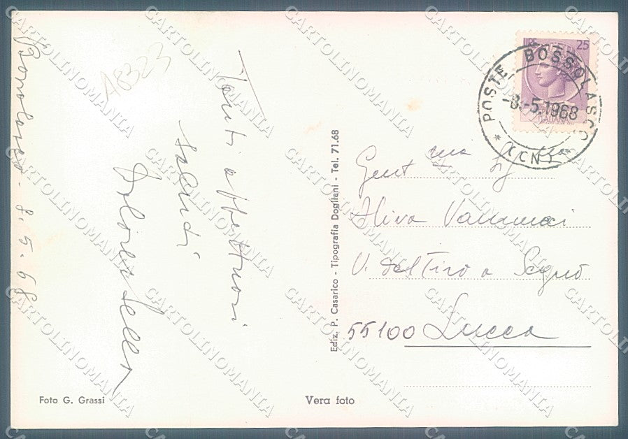 Cuneo Bossolasco Foto FG cartolina JK3131 – retro