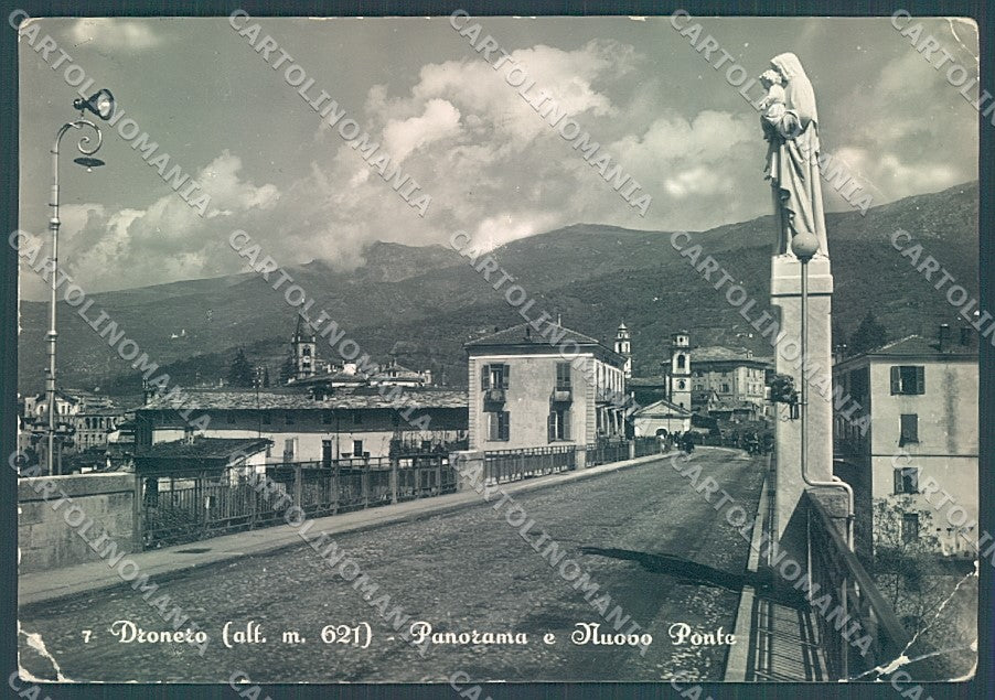 Cuneo Dronero Nuovo Ponte PIEGHE ANGOLO Foto FG cartolina JK3133 – fronte