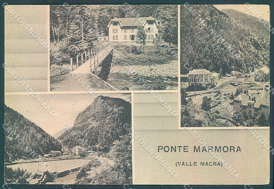 Cuneo Ponte Marmora Valle Macra FG cartolina JK3138 – fronte