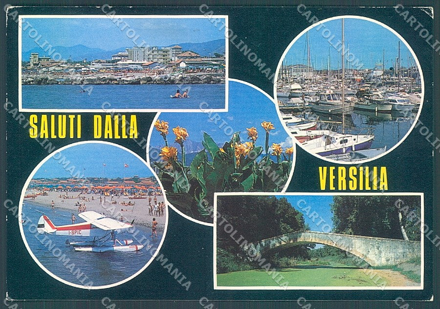 Lucca Versilia Porto saluti da FG cartolina JK3153 – fronte