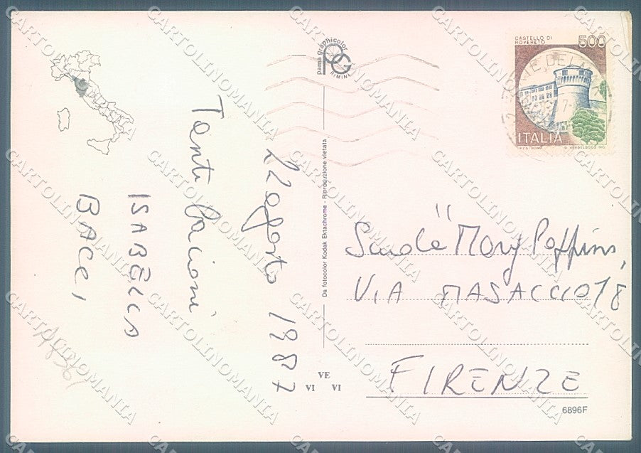 Lucca Versilia Porto saluti da FG cartolina JK3153 – retro
