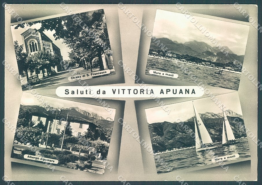Lucca Vittoria Apuana saluti da Foto FG cartolina JK3158 – fronte