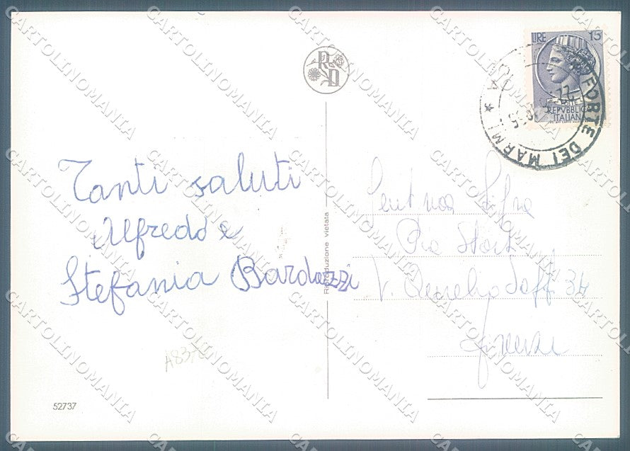 Lucca Vittoria Apuana saluti da Foto FG cartolina JK3160 – retro
