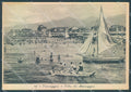 Lucca Viareggio Spiaggia PIEGA ANGOLO FG cartolina JK3164 – fronte