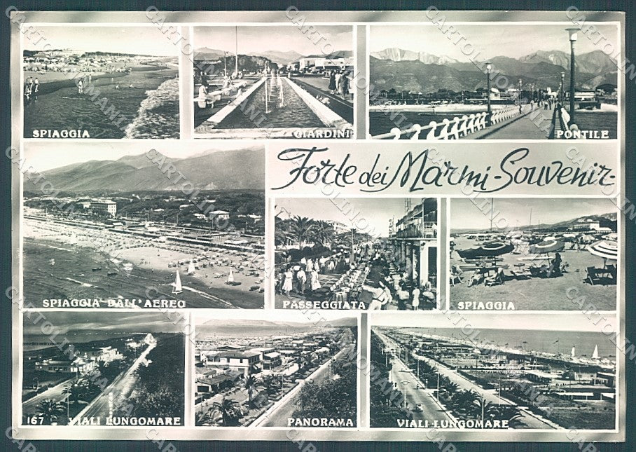 Lucca Forte dei Marmi Spiaggia Lungomare Foto FG cartolina JK3165 – fronte