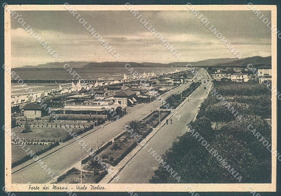 Lucca Forte dei Marmi Viale Italico FORO FG cartolina JK3171 – fronte