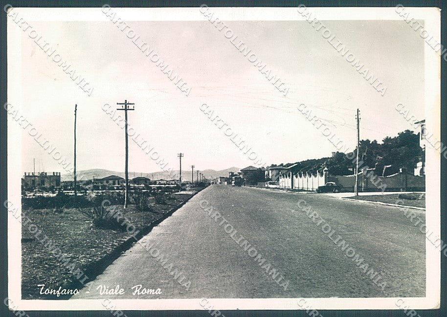 Lucca Tonfano Viale Roma PIEGA Foto FG cartolina JK3174 – fronte