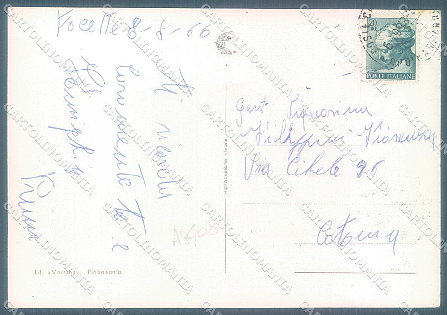 Lucca Focette saluti da Foto FG cartolina JK3178 – retro