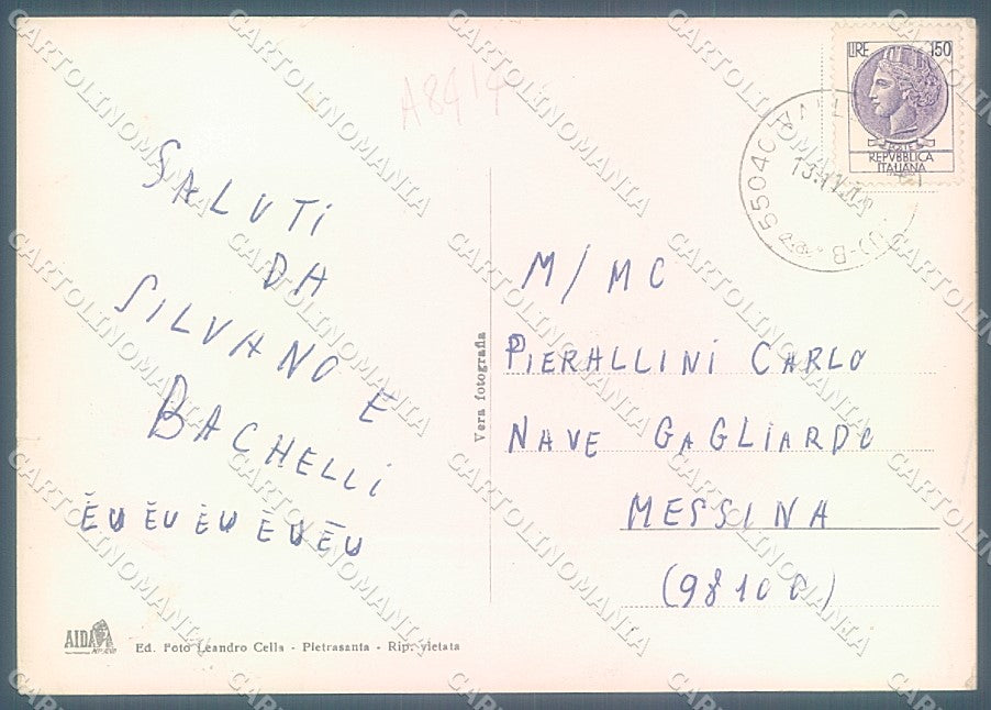 Lucca Capriglia Foto FG cartolina JK3182 – retro