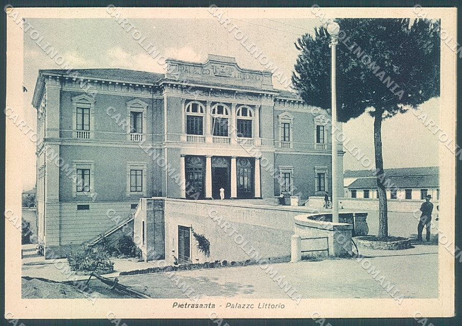Lucca Pietrasanta Palazzo Littorio FG cartolina JK3187 – fronte