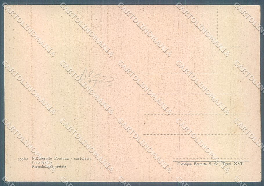 Lucca Pietrasanta Palazzo Littorio FG cartolina JK3187 – retro