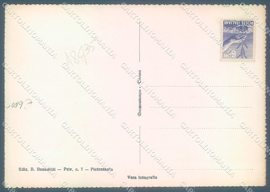 Lucca Pietrasanta Stazione Ferroviaria Foto FG cartolina JK3193 – retro