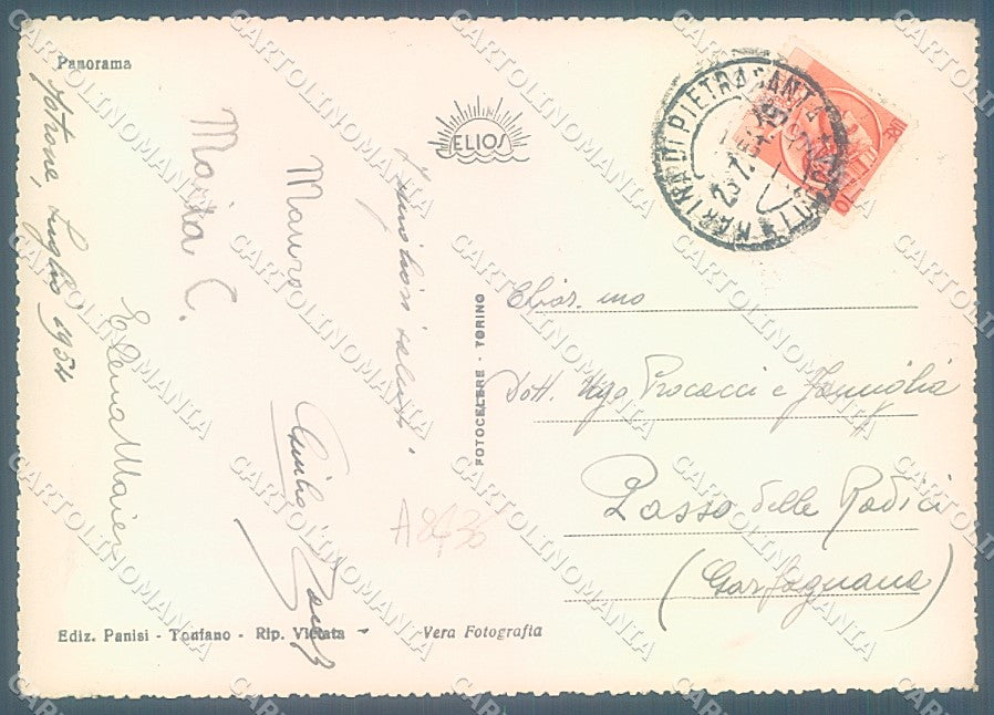 Lucca Marina di Pietrasanta Foto FG cartolina JK3194 – retro