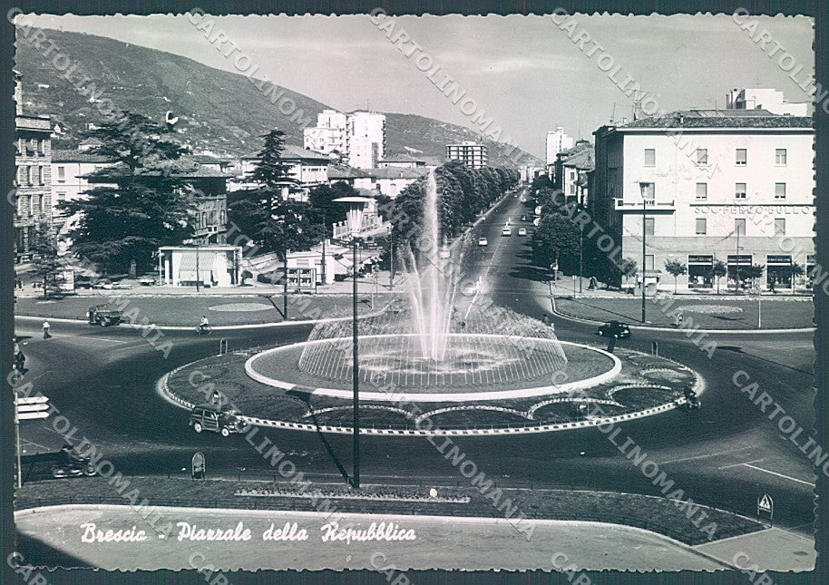 Brescia Città Piazzale della Repubblica Foto FG cartolina JK3200 – fronte