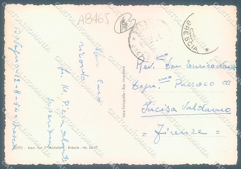 Brescia Bovegno Santuario Madonna Misericordia Foto FG cartolina JK3201 – retro