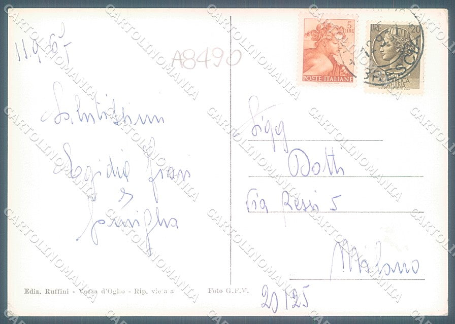 Brescia Vezza d'Oglio Foto FG cartolina JK3212 – retro