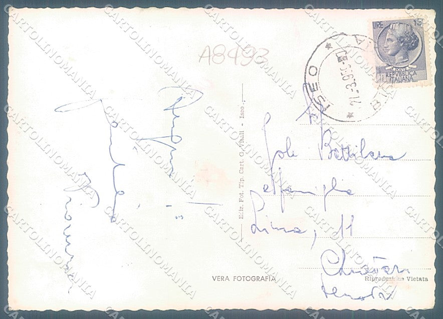 Brescia Iseo Foto FG cartolina JK3215 – retro