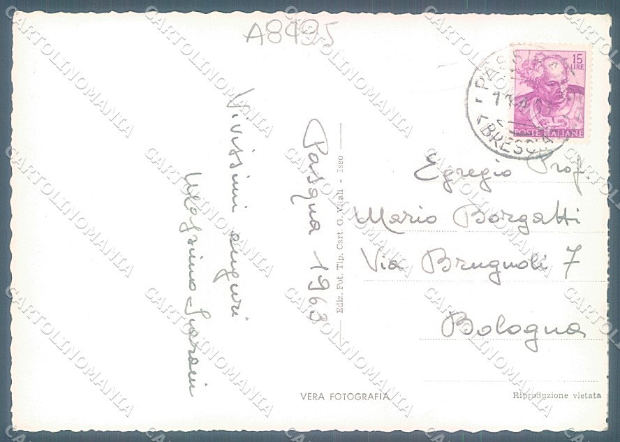 Brescia Iseo Foto FG cartolina JK3216 – retro