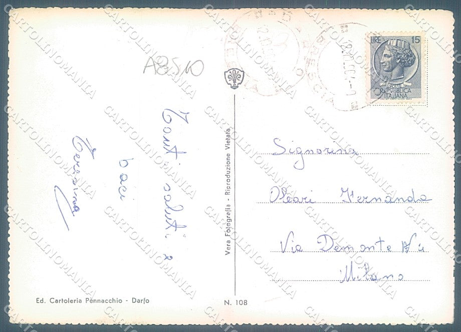 Brescia Corna Darfo Foto FG cartolina JK3223 – retro
