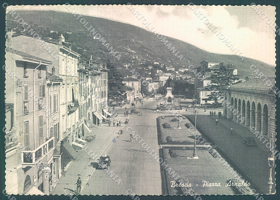 Brescia Città Piazza Arnaldo FG cartolina JK3226 – fronte