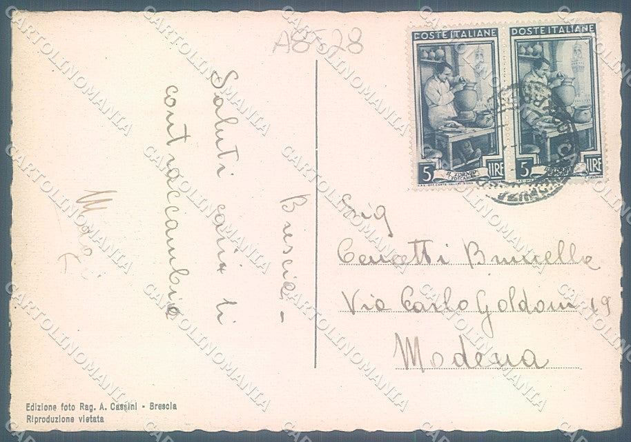 Brescia Città Castello FG cartolina JK3229 – retro