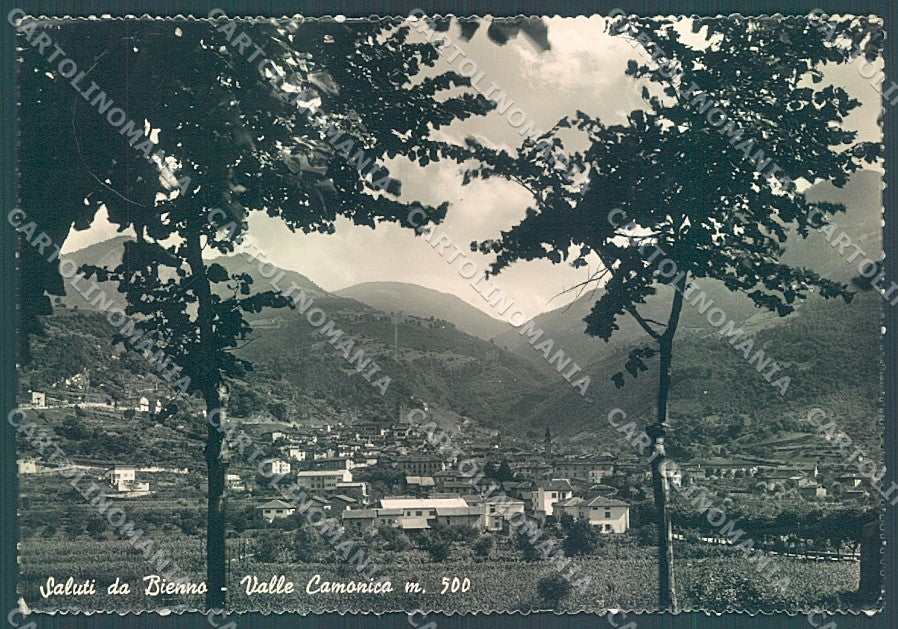 Brescia Bienno Valle Camonica saluti da Foto FG cartolina JK3237 – fronte