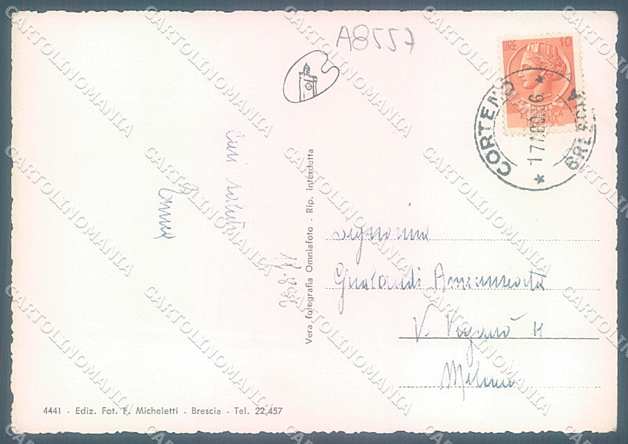Brescia Corteno Foto FG cartolina JK3240 – retro
