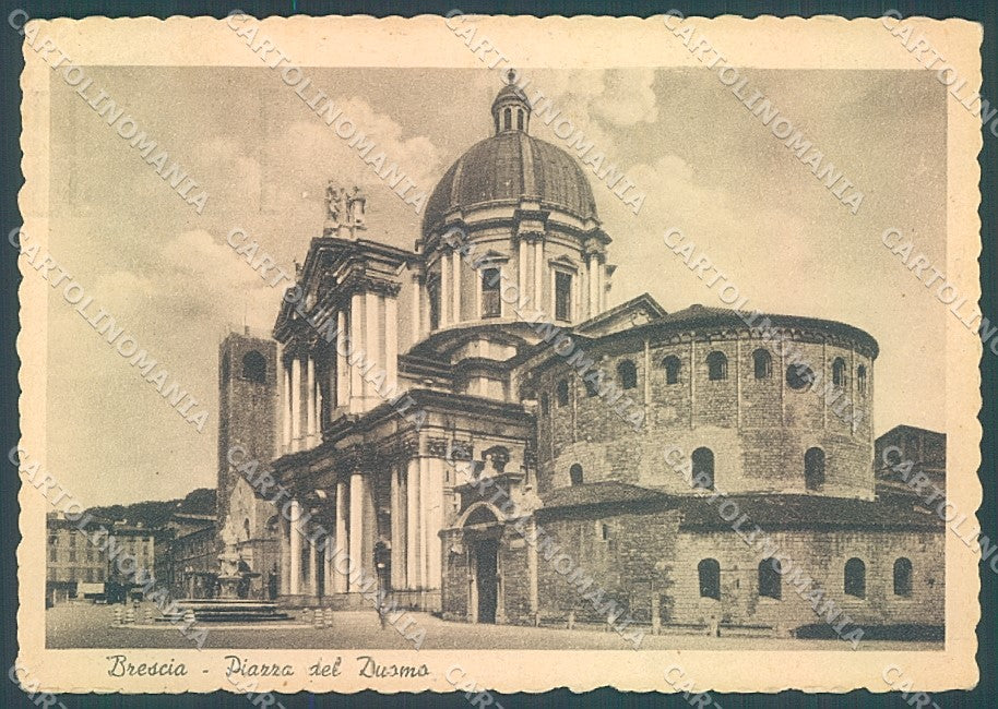 Brescia Città Piazza Duomo FG cartolina JK3253 – fronte