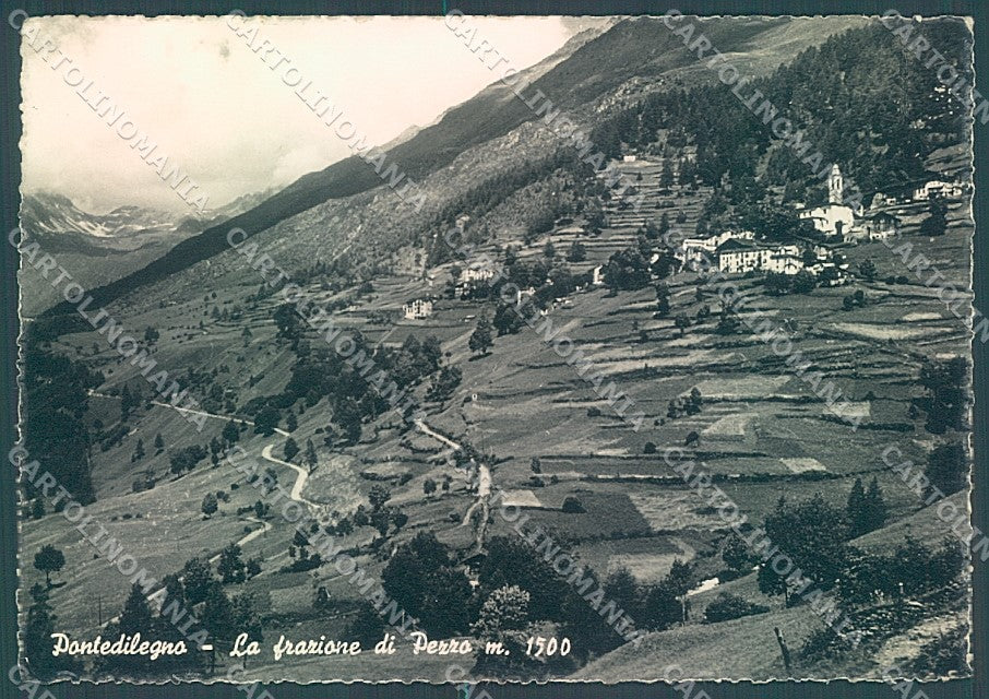 Brescia Ponte di Legno Pezzo Foto FG cartolina JK3254 – fronte
