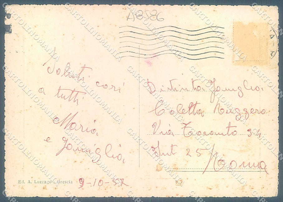 Brescia Città Galleria Tito Speri Foto FG cartolina JK3255 – retro