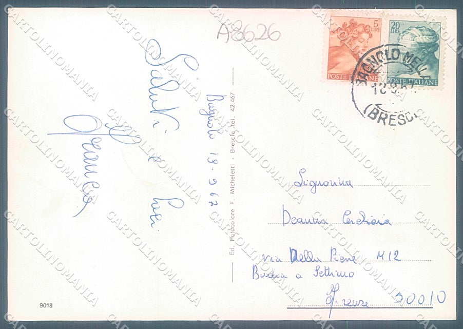 Brescia Bagnolo Mella FG cartolina JK3273 – retro