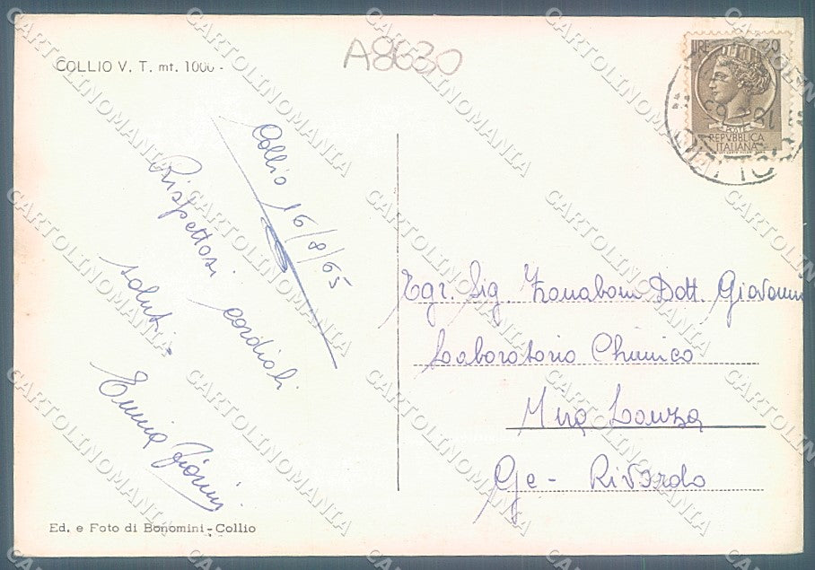 Brescia Collio ABRASA Foto FG cartolina JK3275 – retro