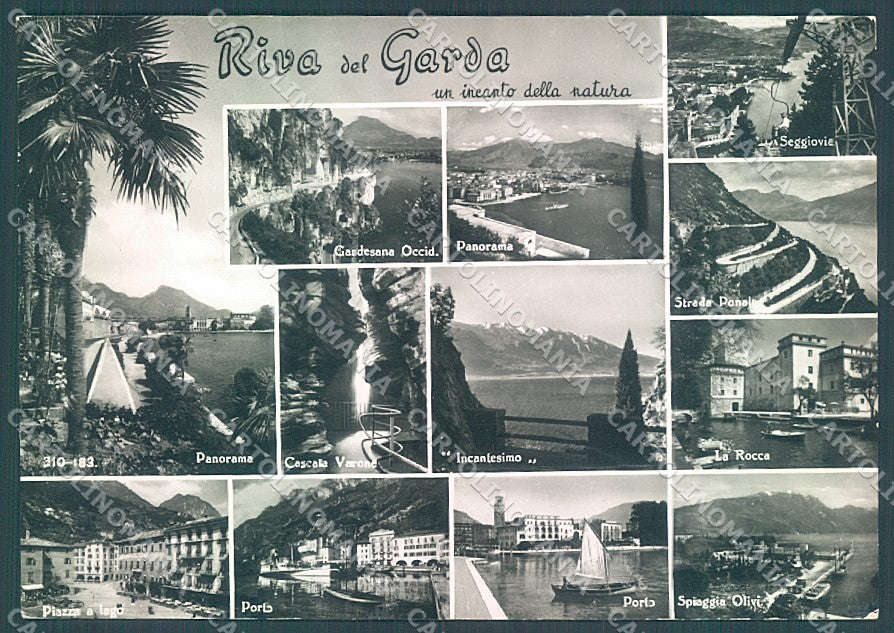 Trento Riva del Garda Castello Porto Foto FG cartolina JK3282 – fronte