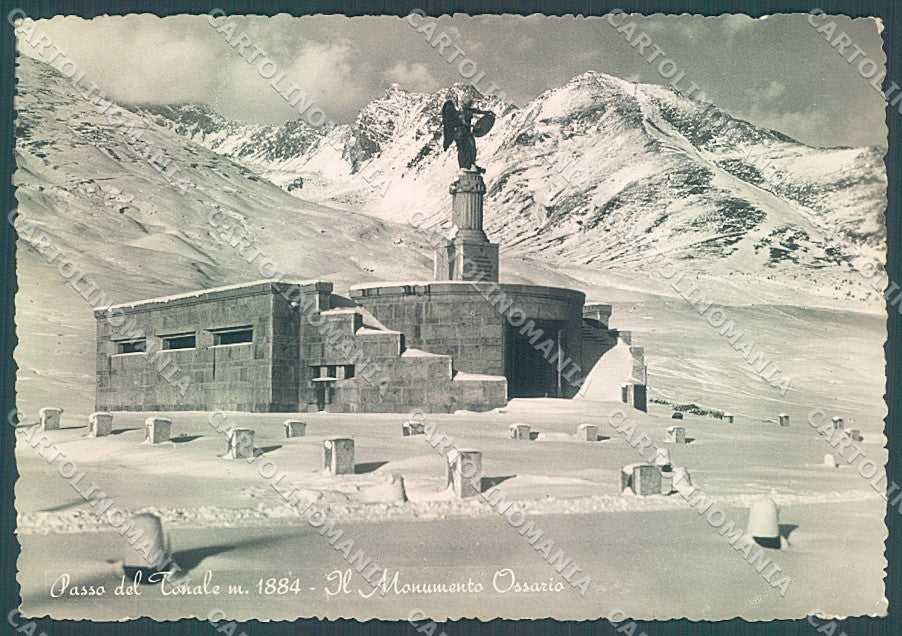 Brescia Passo del Tonale Monumento Ossario Foto FG cartolina JK3283 – fronte