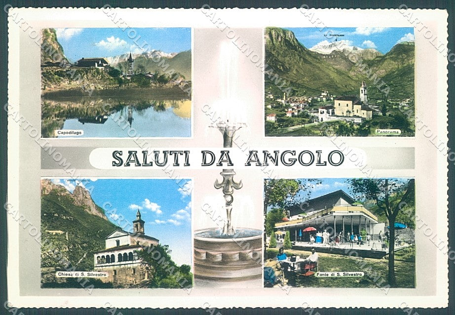 Brescia Angolo Chiesa San Silvestro saluti da Foto FG cartolina JK3284 – fronte