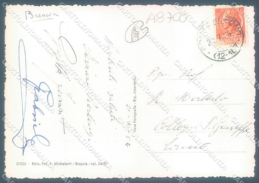 Brescia Ponte di Legno Foto FG cartolina JK3297 – retro