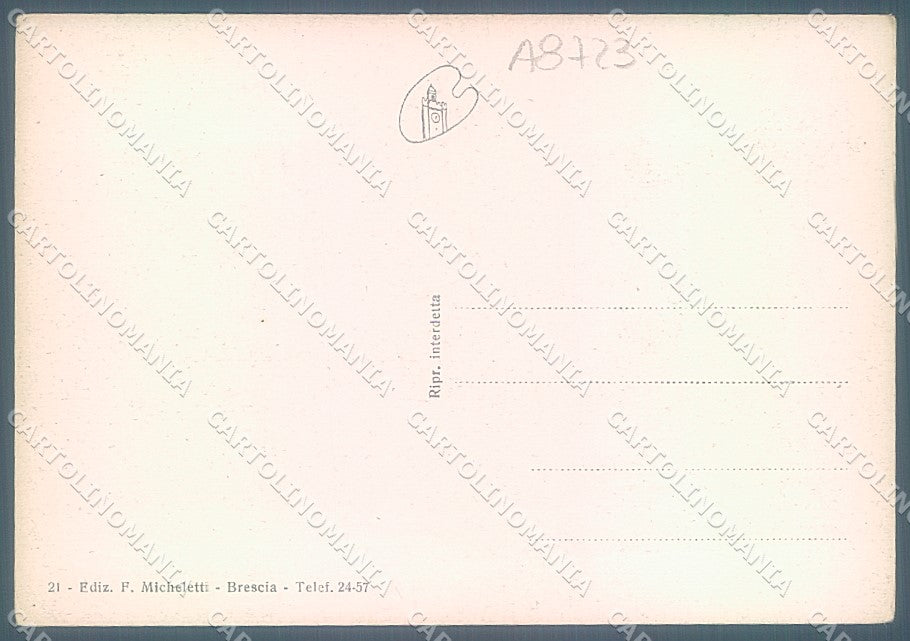 Brescia Città Piazzetta Tito Speri FG cartolina JK3306 – retro