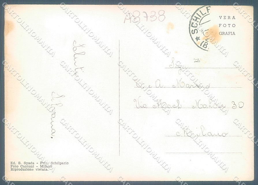 Bergamo Schilpario Foto FG cartolina JK3314 – retro