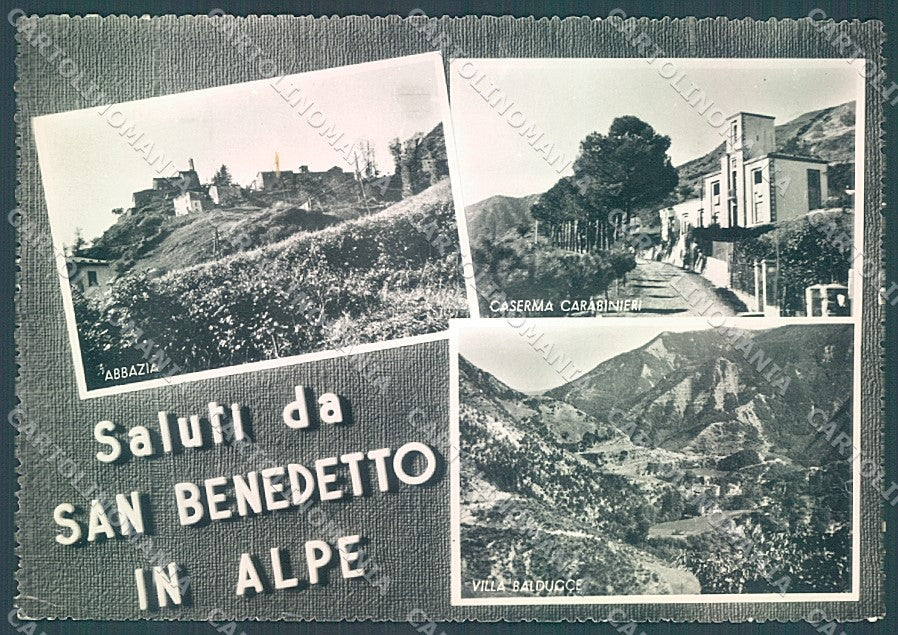 Forlì San Benedetto in Alpe saluti da Foto FG cartolina JK3325 – fronte