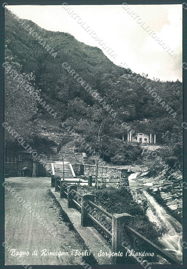 Forlì Bagno di Romagna Sorgente Chiardovo Foto FG cartolina JK3328 – fronte