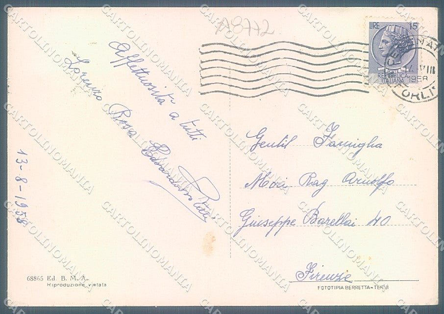 Forlì Cesenatico saluti da FG cartolina JK3330 – retro