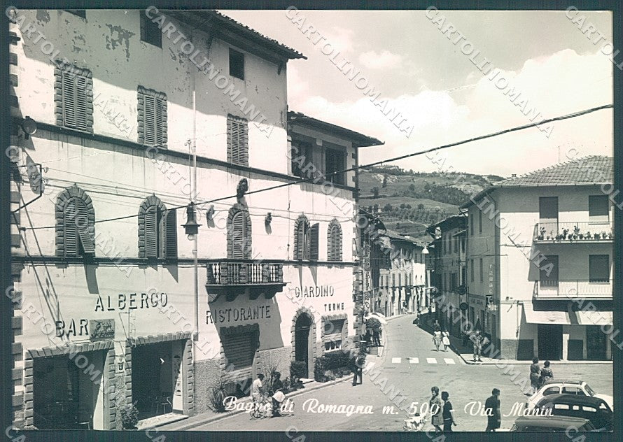 Forlì Bagno di Romagna Albergo Bar Ristorante Foto FG cartolina JK3331 – fronte