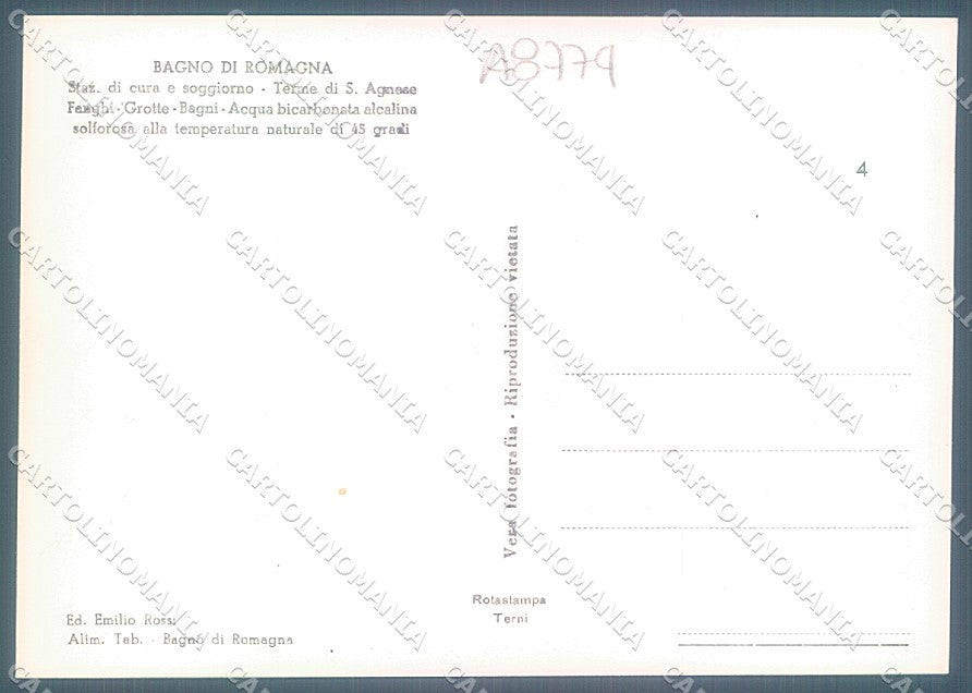 Forlì Bagno di Romagna Foto FG cartolina JK3332 – retro