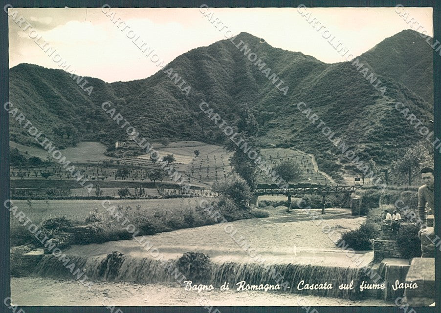 Forlì Bagno di Romagna Cascata Fiume Savio Foto FG cartolina JK3335 – fronte