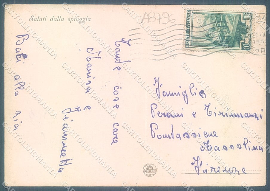 Forlì Cesenatico SCOLLATA FG cartolina JK3342 – retro